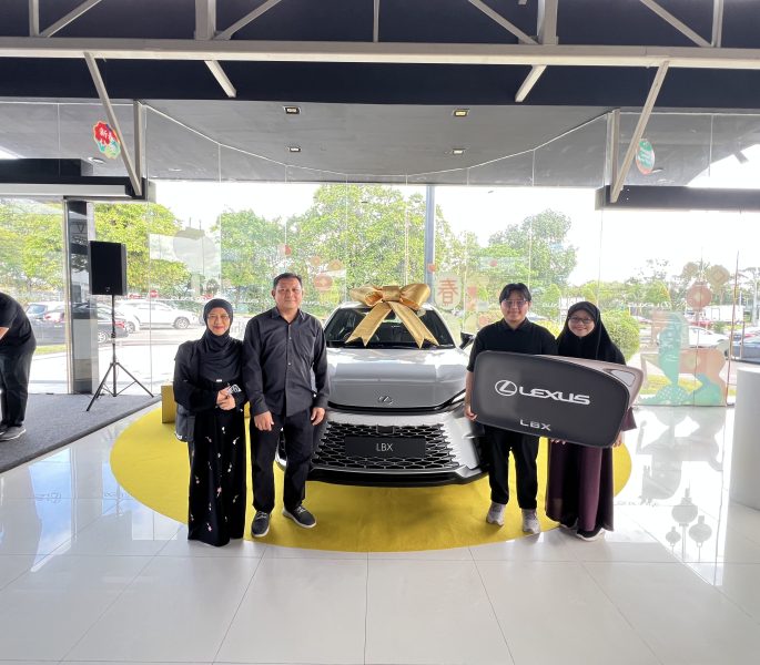 Double Delight: Ak Ahmad Azka wins Lexus LBX after January purchase
