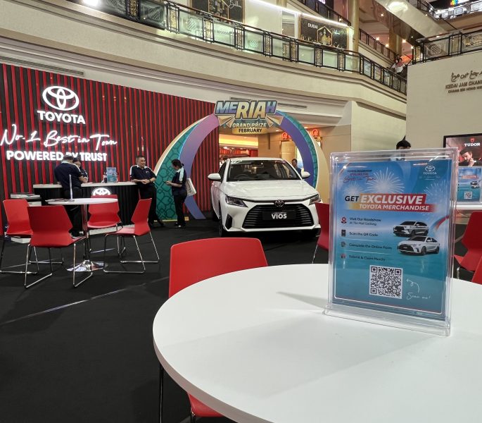 Toyota Brunei hosts “Best in Town” Roadshow at The Mall Gadong