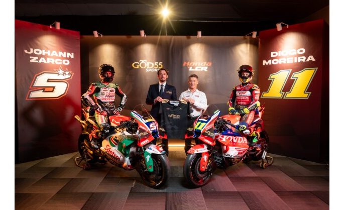 GOD55 Sports Honored to Partner With Honda LCR Team in MotoGP