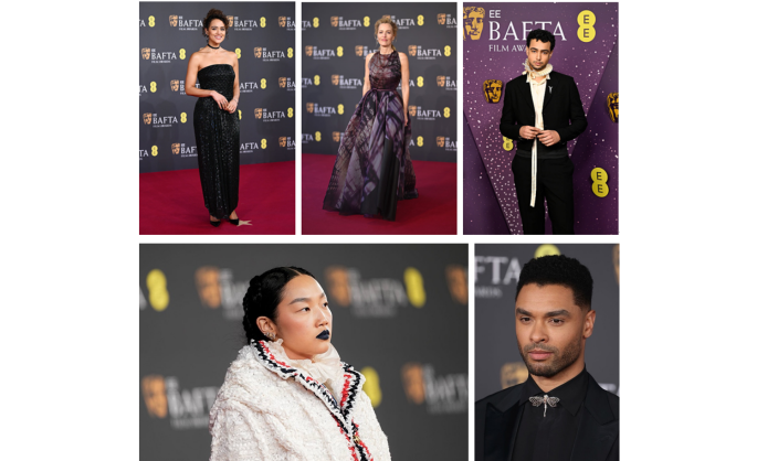 Desert Diamond Hues Take Centre Stage On The Red Carpet At The 79th British Academy Film Awards