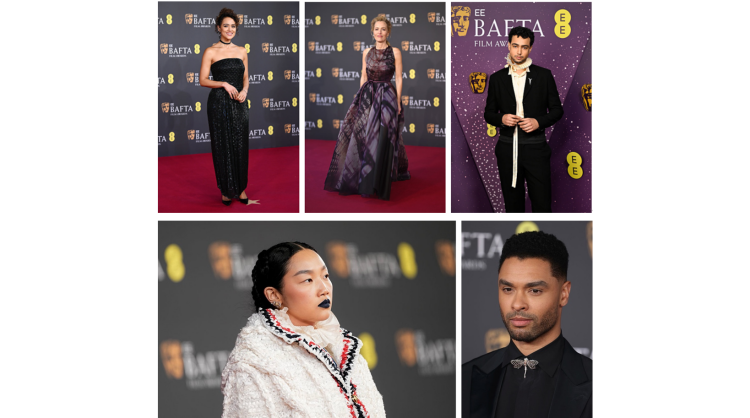 Desert Diamond Hues Take Centre Stage On The Red Carpet At The 79th British Academy Film Awards