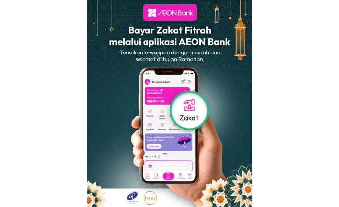AEON Bank Launches Seamless Zakat Payments for Ramadan Through Partnership with Tulus Digital