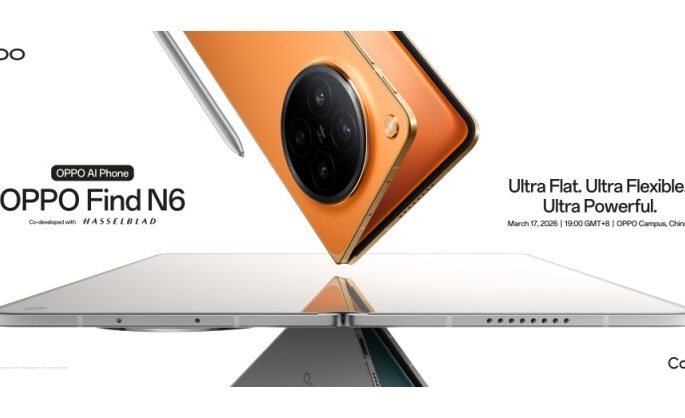 OPPO Announces Global Launch of Find N6 on March 17th,  Redefining Foldables with Zero-Feel Crease Engineered for Lasting Flatness
