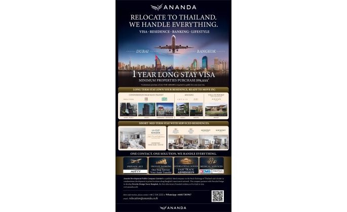 Ananda Launches Relocation Platform, Positioning Thailand as Asia’s Preferred Base for Global Living