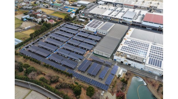 toyota-group-key-supplier-jtekt-commissions-2,500-mwh-solar-carport-in-kagawa-under-20-year-ppa-with-peak-energy