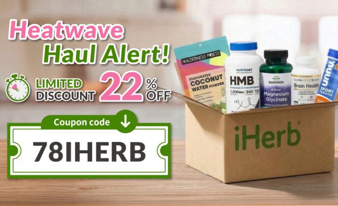 iHerb Launches “Heatwave Essentials” Campaign for Singapore Consumers (22% off sitewide)