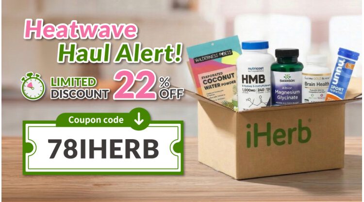 iHerb Launches “Heatwave Essentials” Campaign for Singapore Consumers (22% off sitewide)