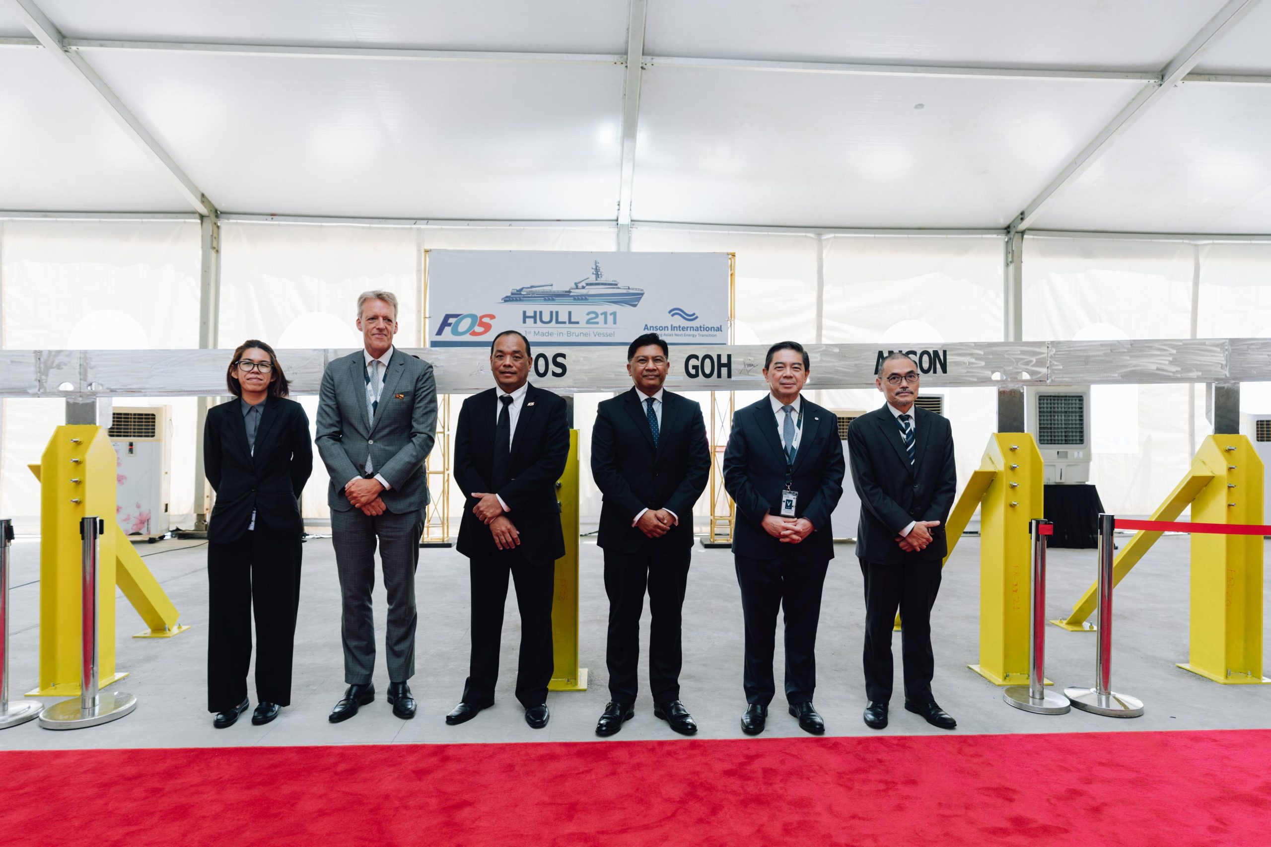 First ‘Made-in-Brunei’ Vessel Hull 211 officially begins construction
