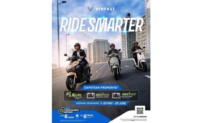 Vinfast Officially Launches Early Booking Program for Three Battery-Swapping E-Motorcycle Models in Indonesia
