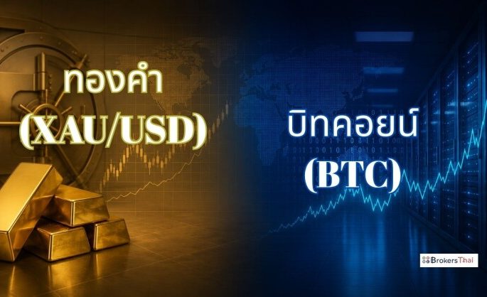 BrokersThai Data: Local Traders Compare Gold and Crypto Side by Side as Markets Shift