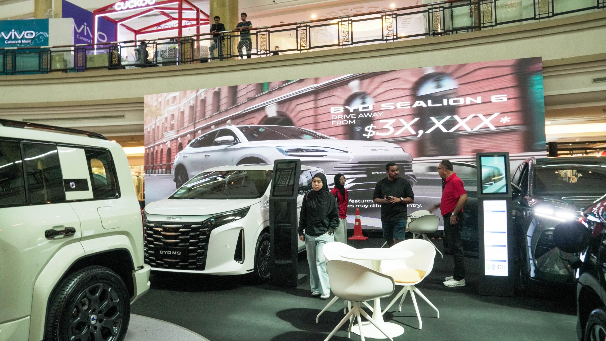 BYD and DENZA showcase latest lineup at The Mall roadshow