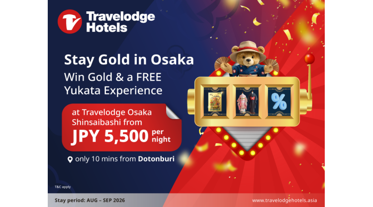 travelodge-osaka-shinsaibashi-debuts-with-rates-from-5,500-yen-and-a-chance-to-win-gold-bar