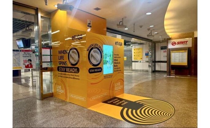 Etiqa Insurance Singapore Brings Everyday Readiness to Public Spaces through “When Life Spins, Stay Ready” Campaign